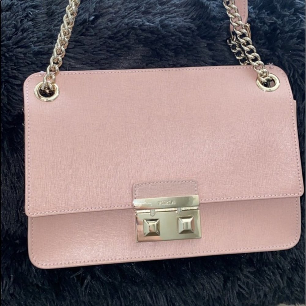 NWT BLUSH 100% AuthenTIC FURLA PINK BAG π£π· - Picture 4 of 7